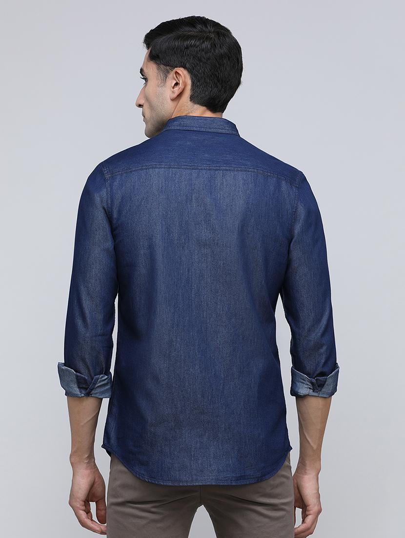 men printed long sleeve regular fit casual shirt - 21940477 - Standard Image - 2