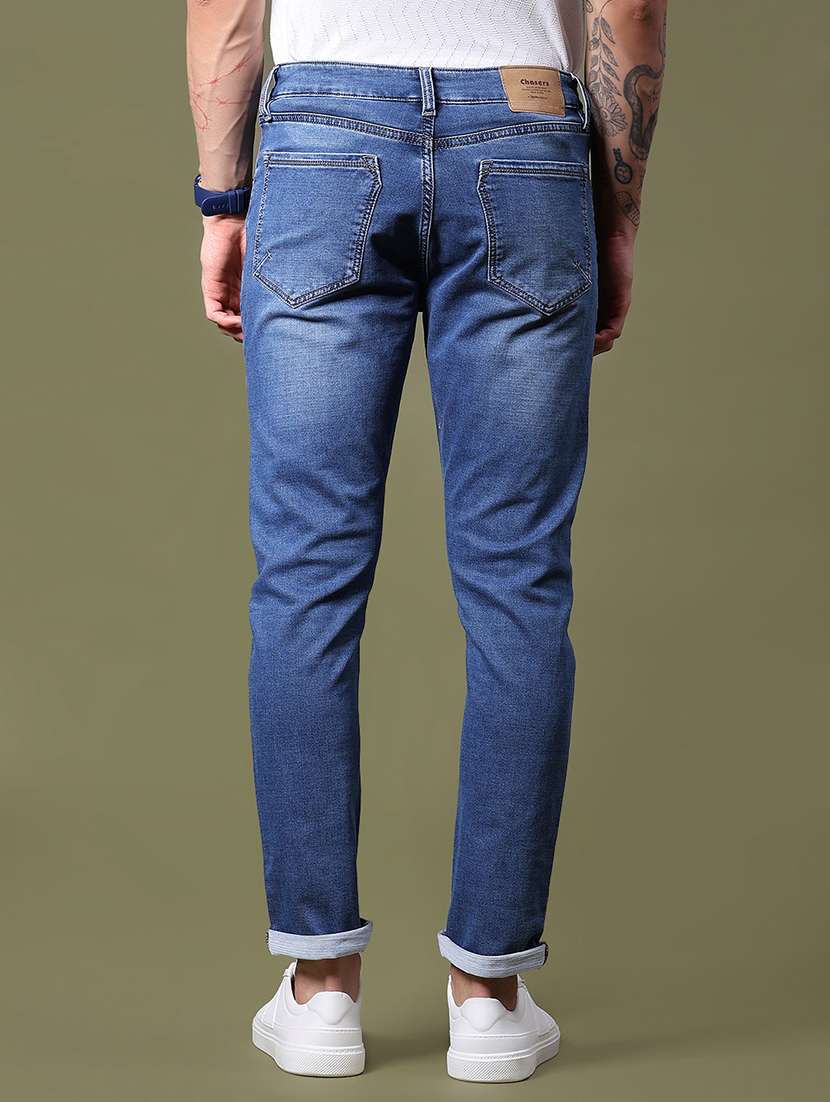 men washed mid rise full length jean - 21940510 -  Standard Image - 2