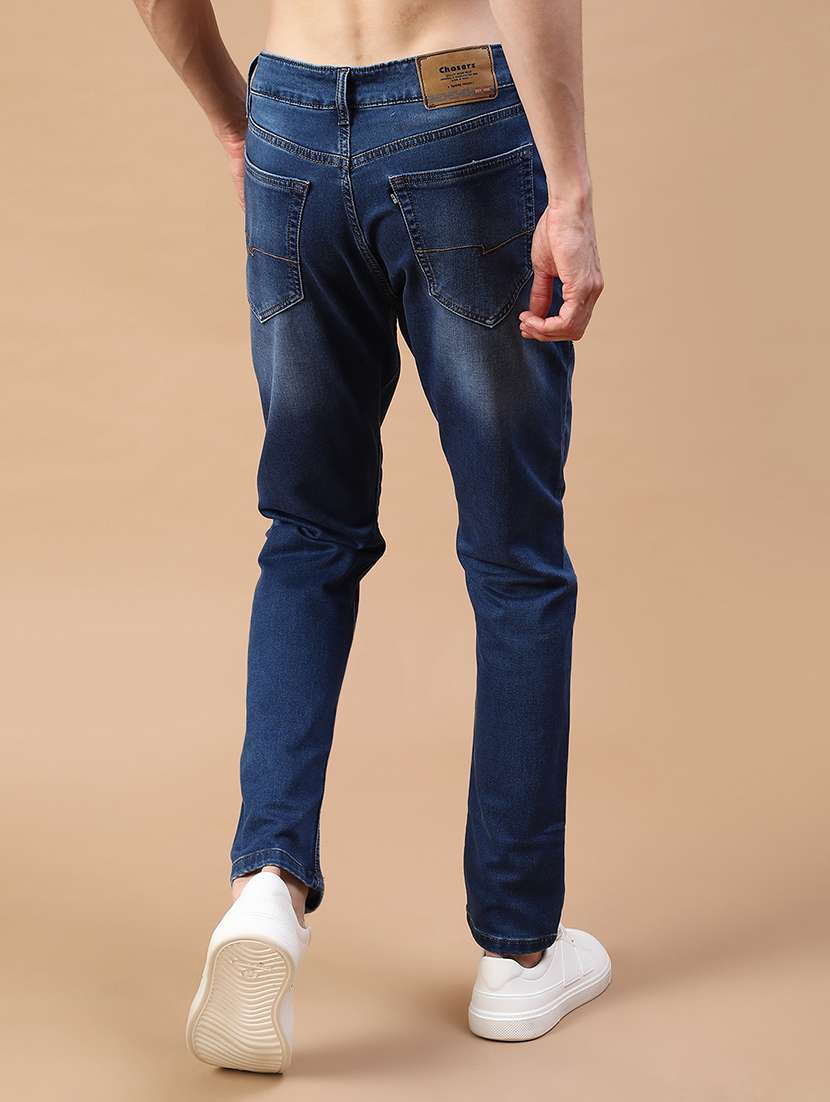 Men Washed Mid Rise Full Length Jean - 21940538 -  Standard Image - 2