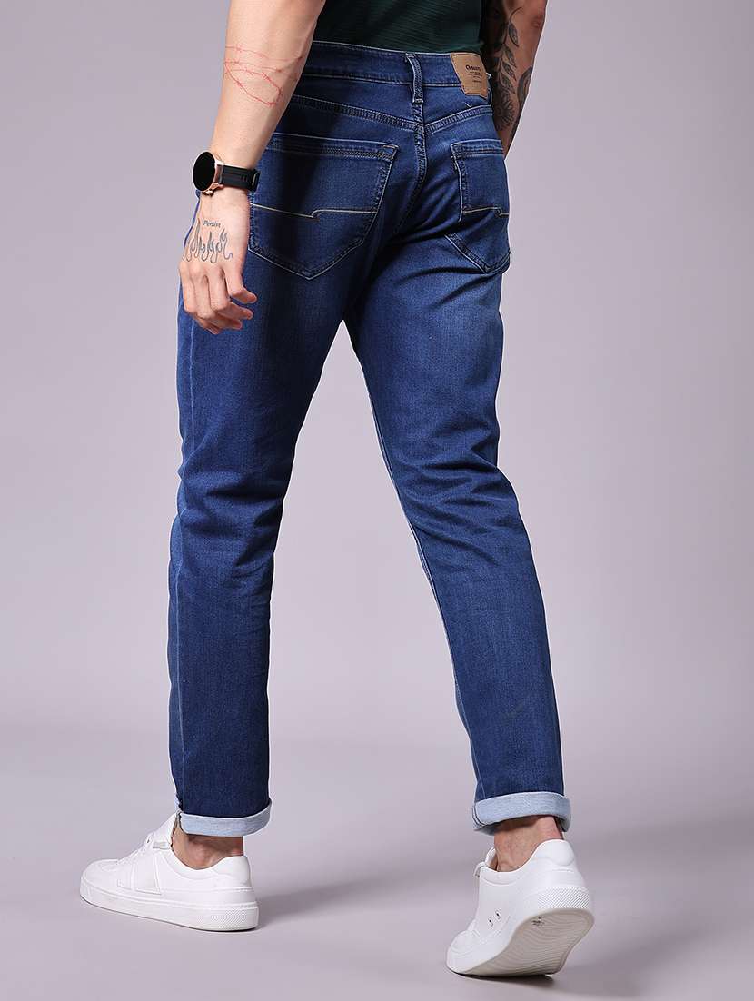 men washed mid rise full length jean - 21940544 -  Standard Image - 2