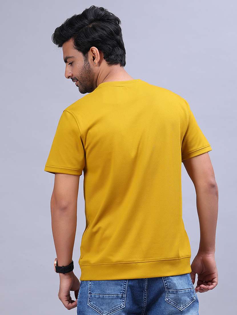 men solid short sleeve regular fit t-shirt - 21940557 -  Standard Image - 2