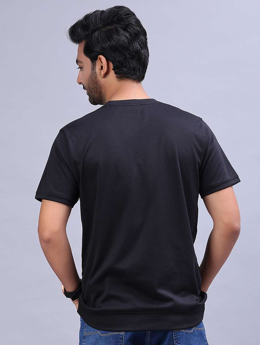 men solid short sleeve regular fit t-shirt - 21940558 -  Standard Image - 2