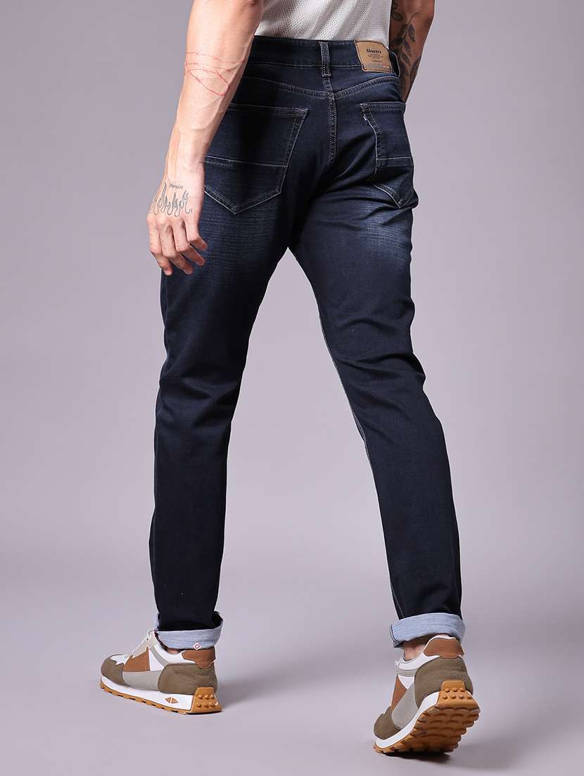 men washed mid rise full length jean - 21940599 -  Standard Image - 2