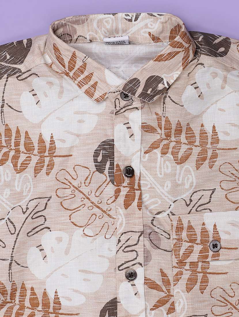 boys printed shirt and shorts set - 21940611 -  Standard Image - 2