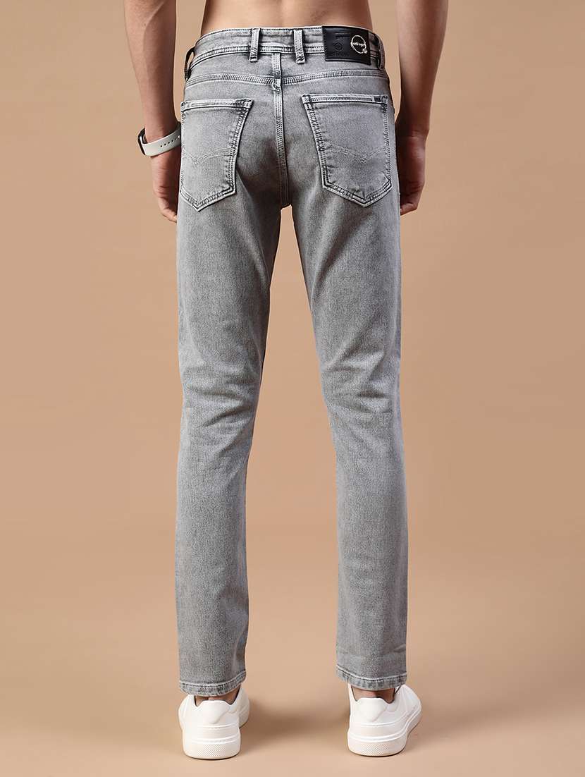 men plain mid rise full length jean - 21940629 -  Standard Image - 2