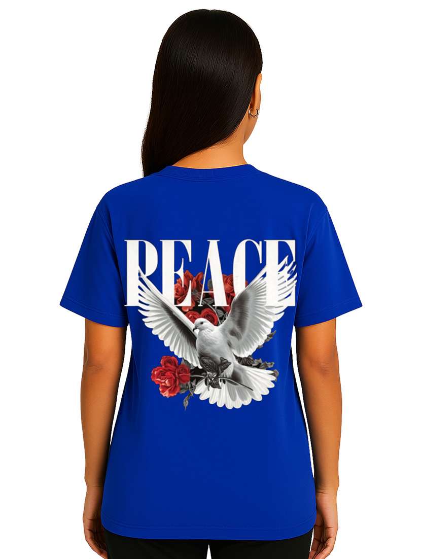 women graphic short sleeve oversized t-shirt - 21940768 -  Standard Image - 2