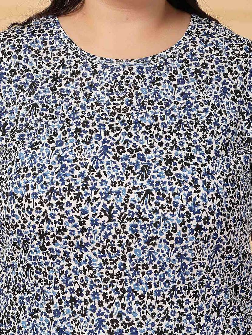 women plus size printed short sleeve t-shirt - 21940837 -  Standard Image - 2