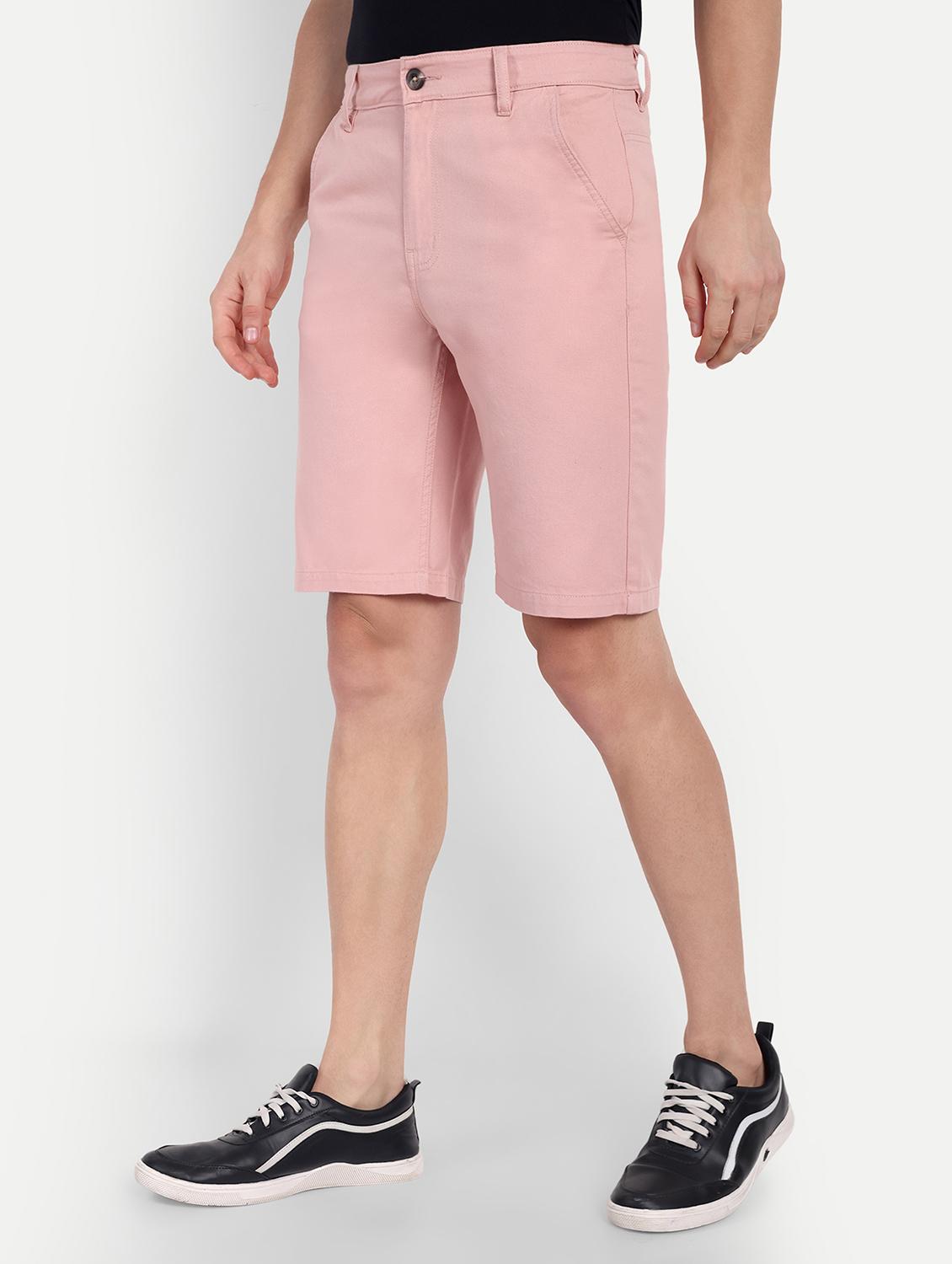 men solid mid rise regular fit shorts - 21941064 -  Zoom Image - 0