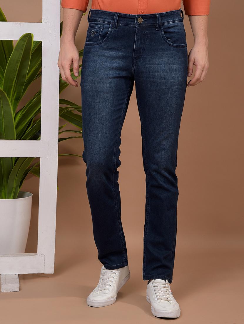 men washed mid rise full length jeans - 21941069 - Zoom Image - 0