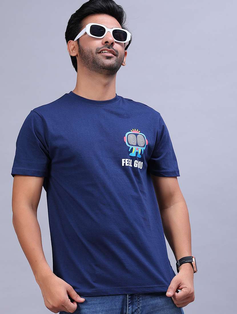 men printed short sleeve regular fit t-shirt - 21941129 -  Standard Image - 2