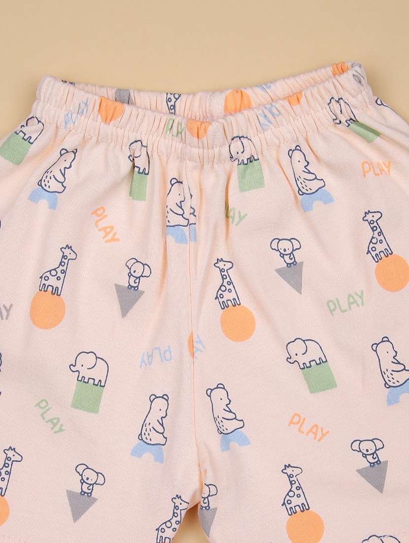 boys printed t-shirt & shorts twin set - 21941268 - Standard Image - 2