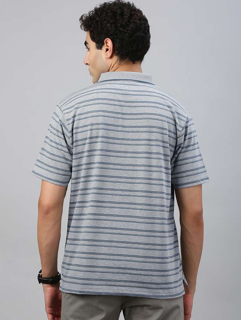 men printed short sleeve regular fit polo t-shirt - 21941393 - Standard Image - 2