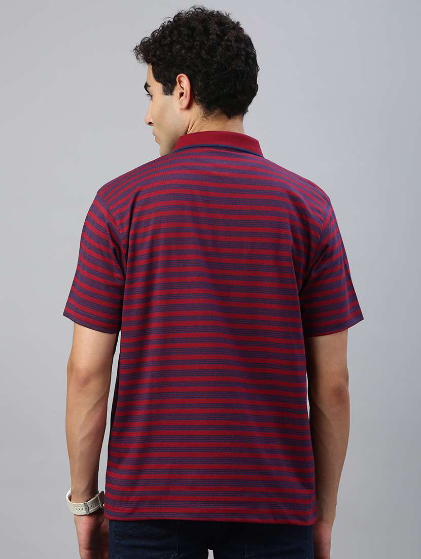 men printed short sleeve regular fit polo t-shirt - 21941395 -  Standard Image - 2