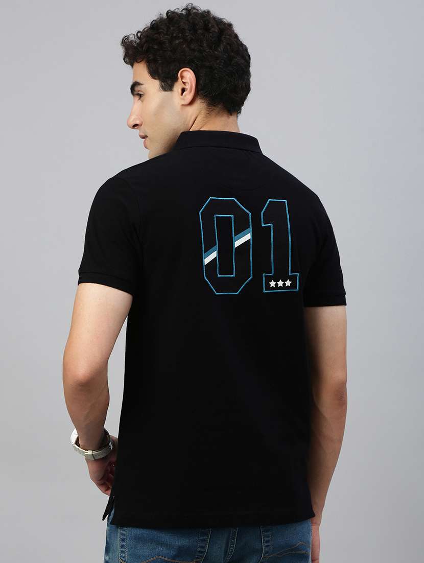 men striped short sleeve regular fit polo t-shirt - 21941406 -  Standard Image - 2