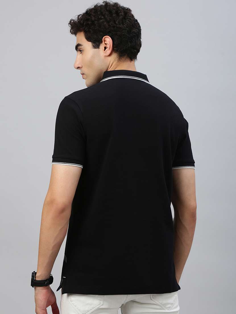 men printed short sleeve regular fit polo t-shirt - 21941414 - Standard Image - 2
