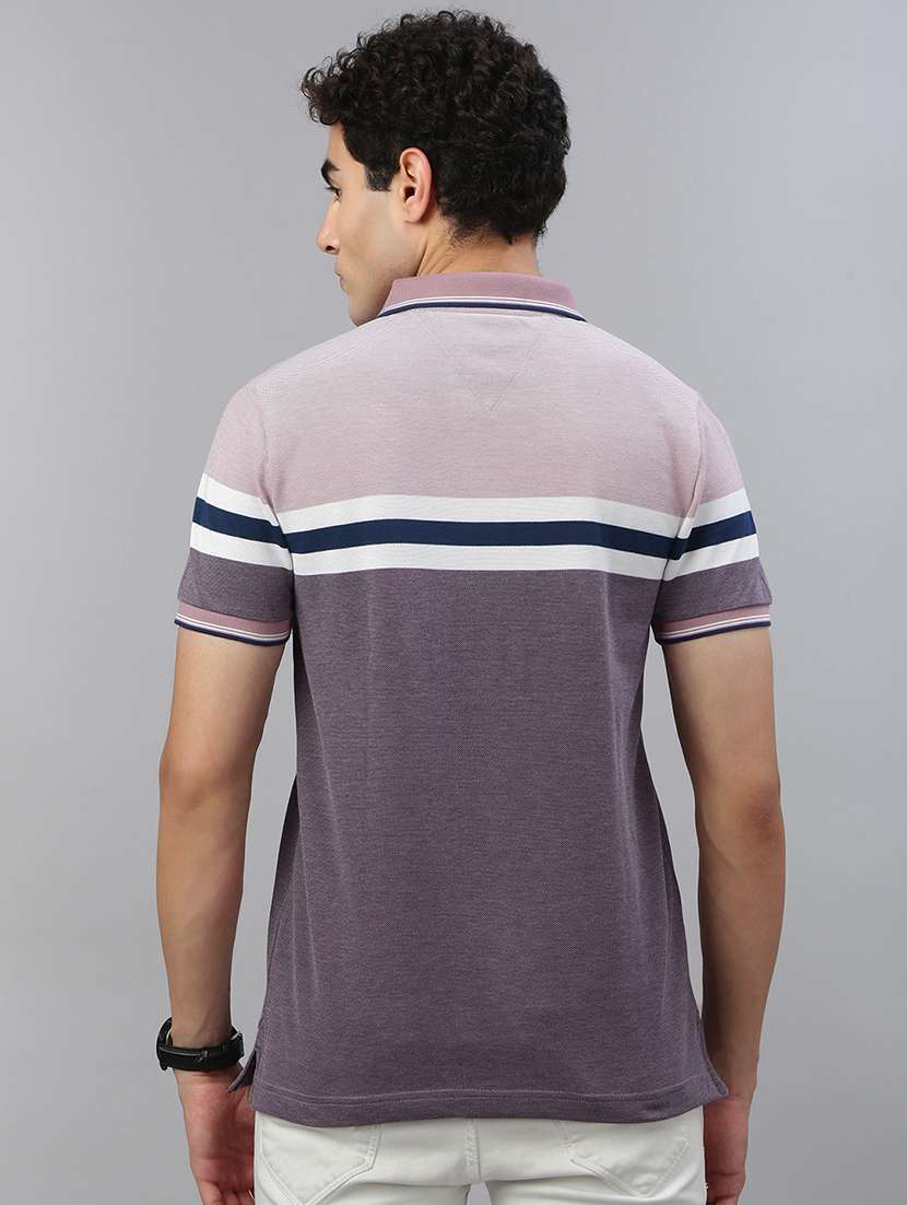 men color block short sleeve regular fit polo t-shirt - 21941422 -  Standard Image - 2