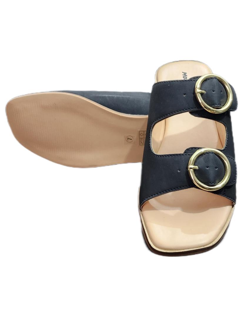 women solid slip on flat sandal - 21941571 - Standard Image - 2