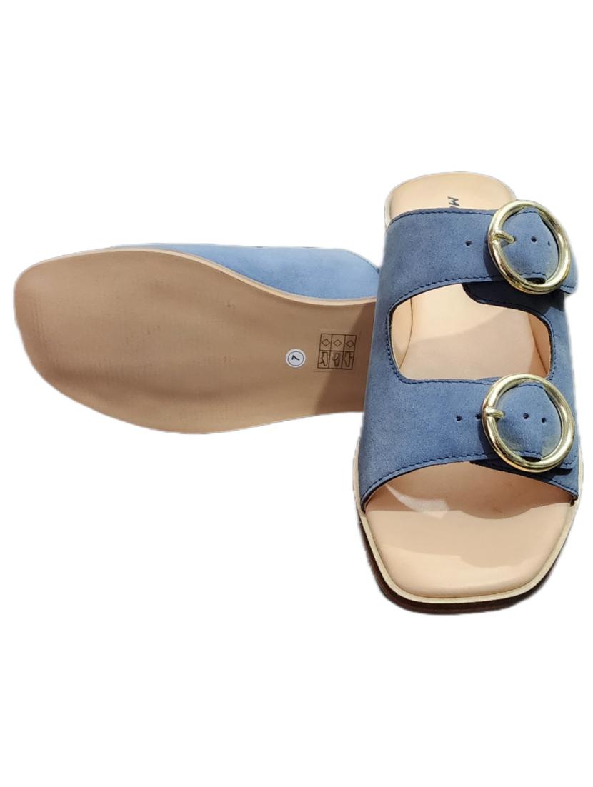 women solid slip on flat sandal - 21941572 - Standard Image - 2