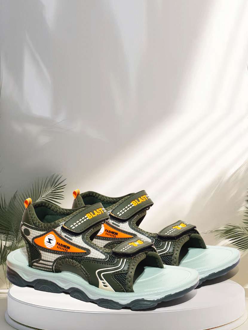 unisex open toe velcro floater