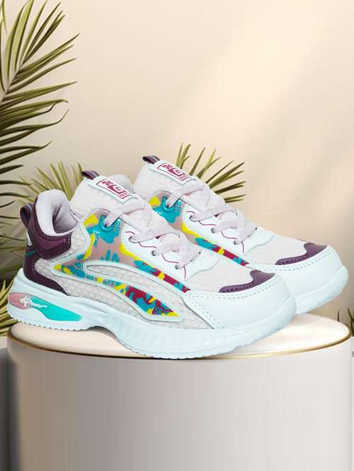 unisex printed lace up sport shoe - 21941610 - Standard Image - 0