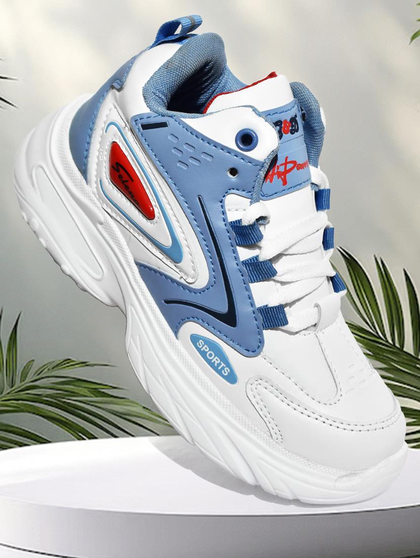 boys white lace up sports shoe - 21941614 - Zoom Image - 0
