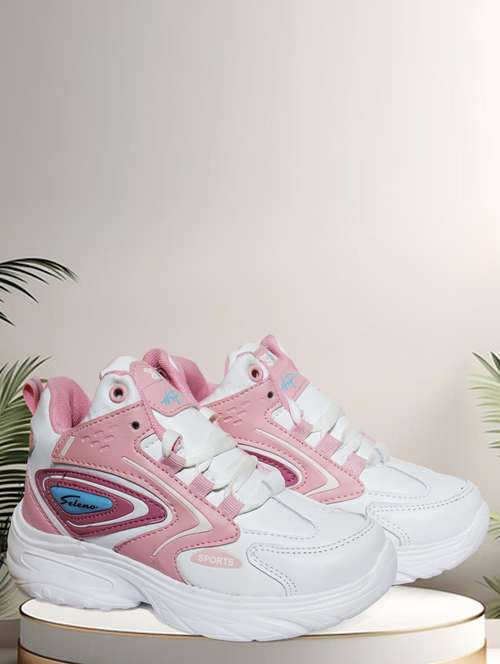 unisex color block lace up sport shoe