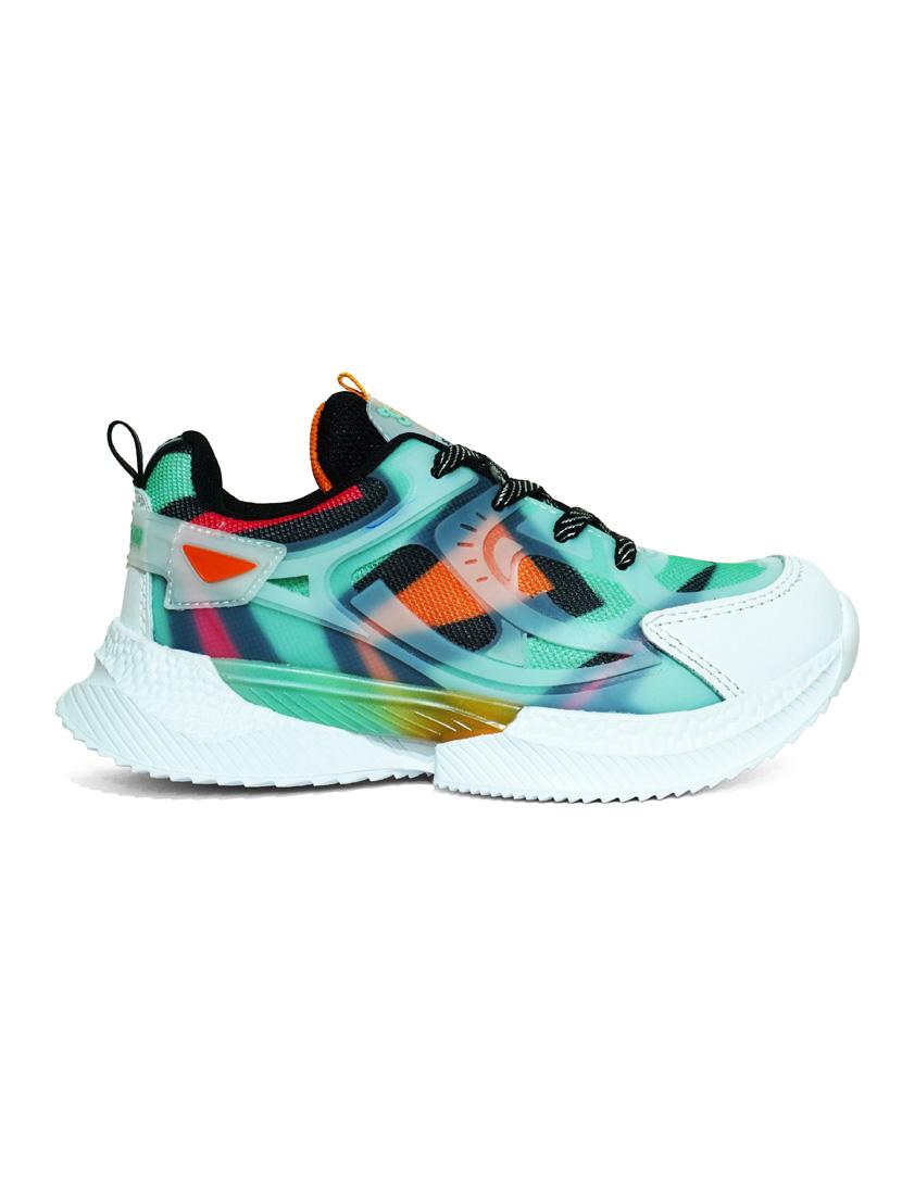 unisex printed lace up sport shoes - 21941638 - Standard Image - 2
