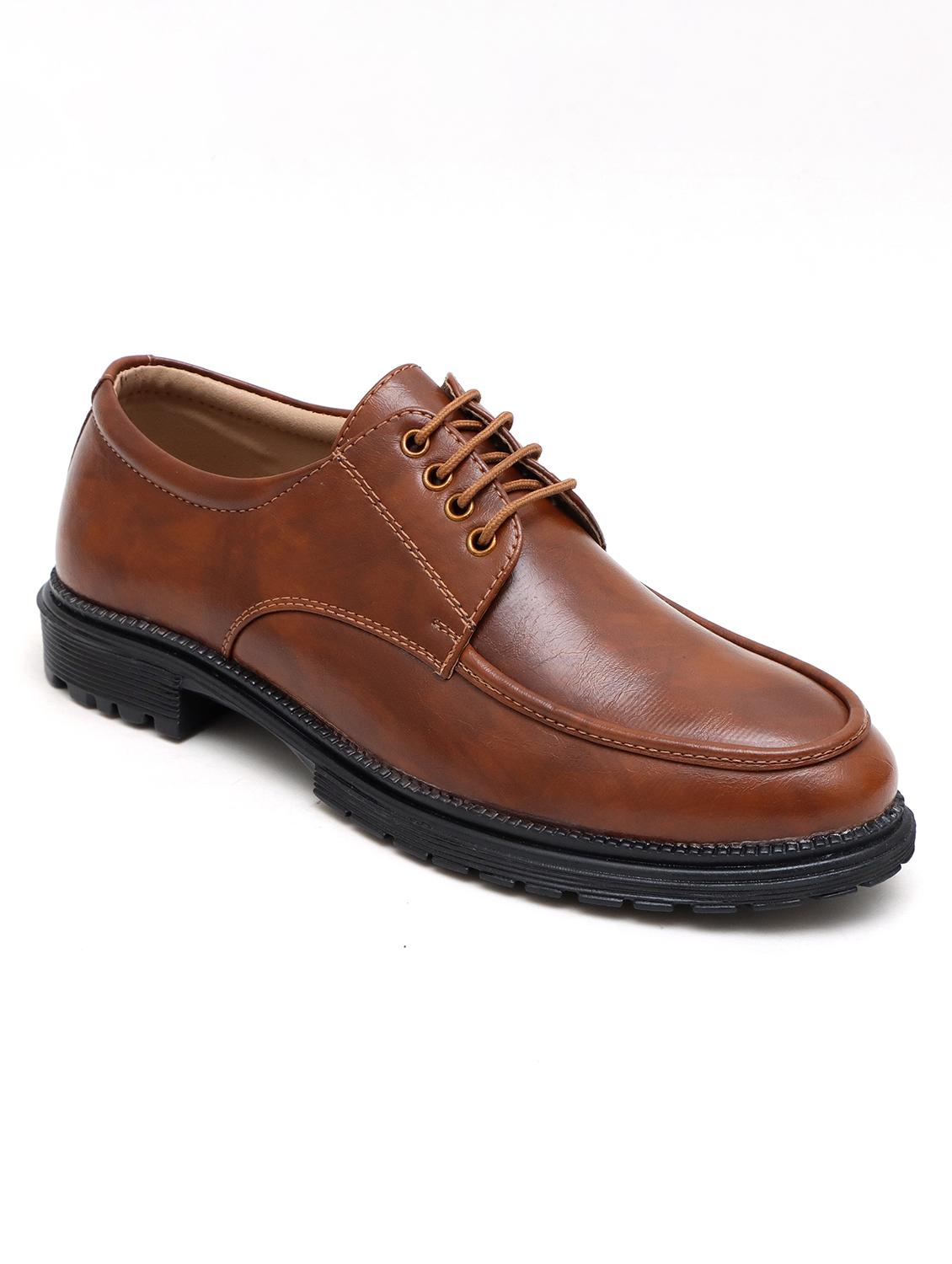 men tan lace-up derby - 21941645 - Standard Image - 2