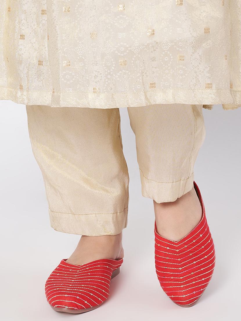 women embroidered slip on ethnic mule - 21941673 - Standard Image - 2