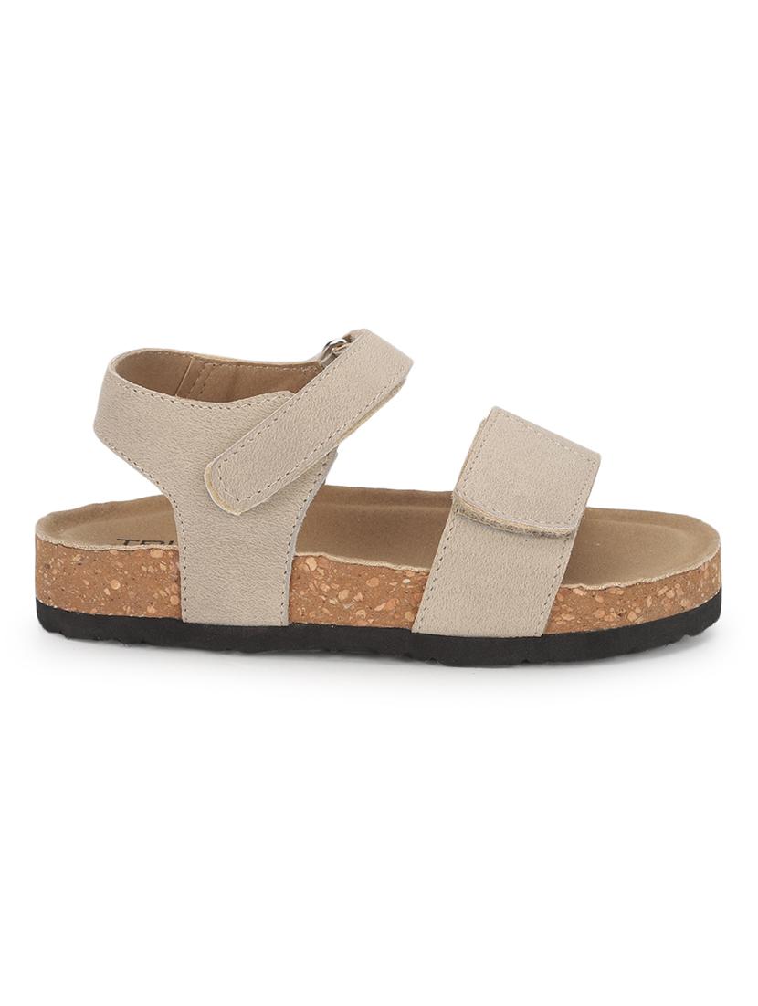 girls solid open toe sandal - 21941725 - Standard Image - 2