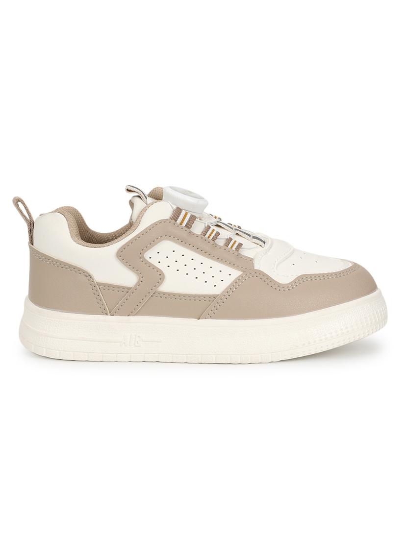 unisex beige lace up sneaker - 21941736 - Standard Image - 2