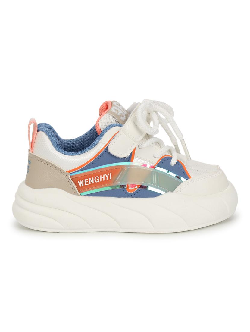 unisex color block lace up sneaker - 21941744 - Standard Image - 2