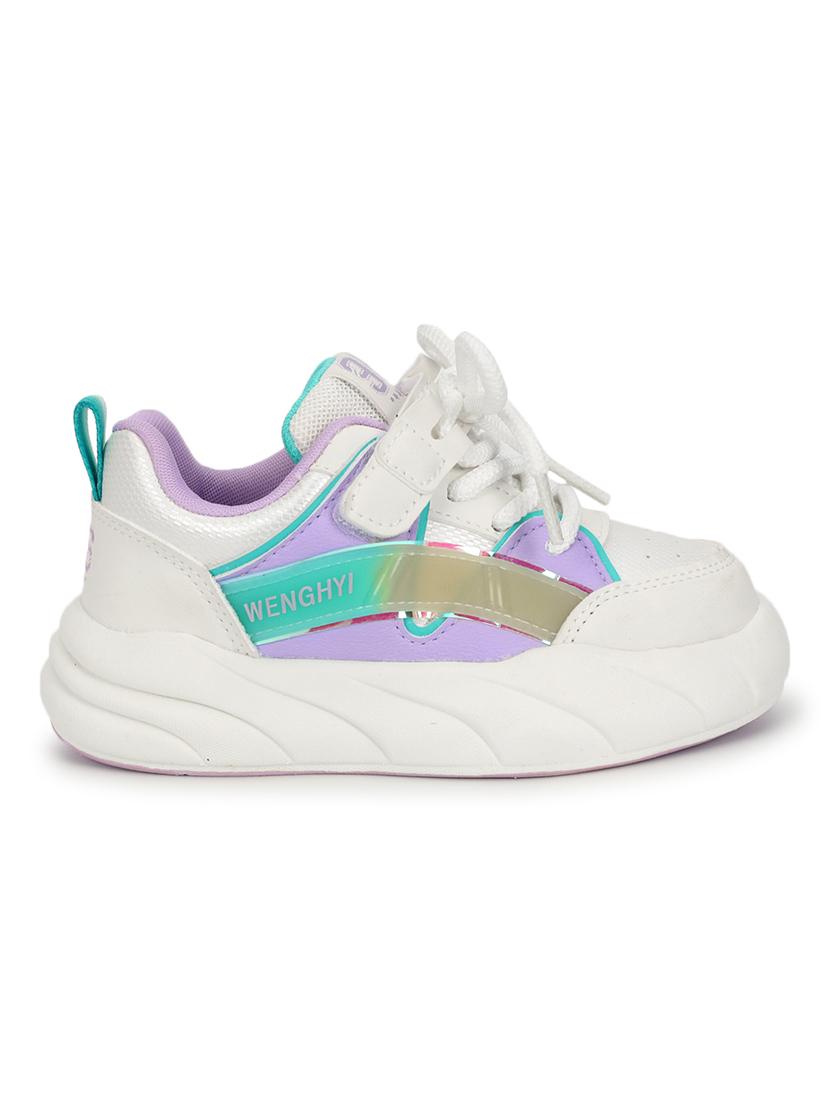 unisex color block lace up sneaker - 21941745 - Standard Image - 2