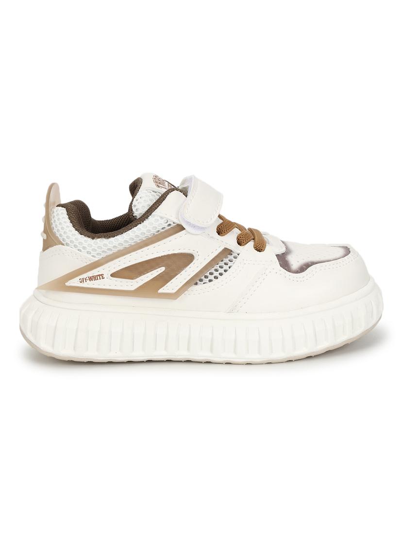 unisex white lace up sneaker - 21941748 - Standard Image - 2