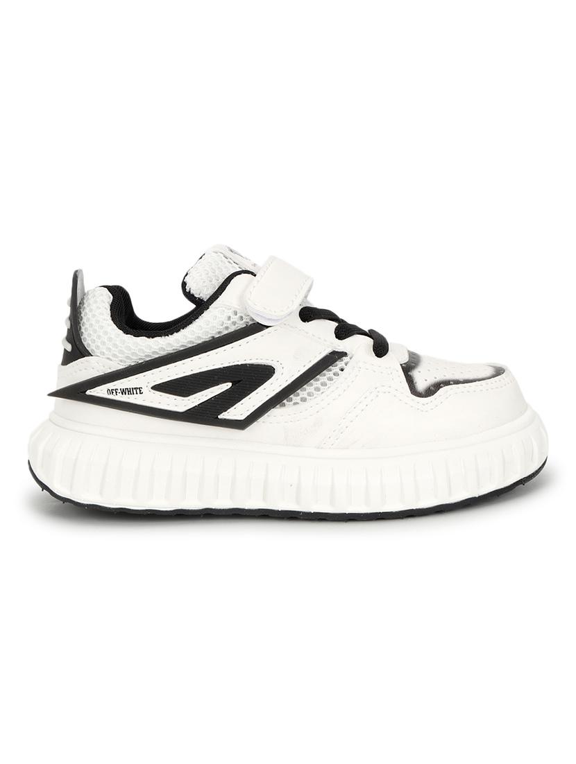 unisex white lace up sneaker - 21941749 - Standard Image - 2