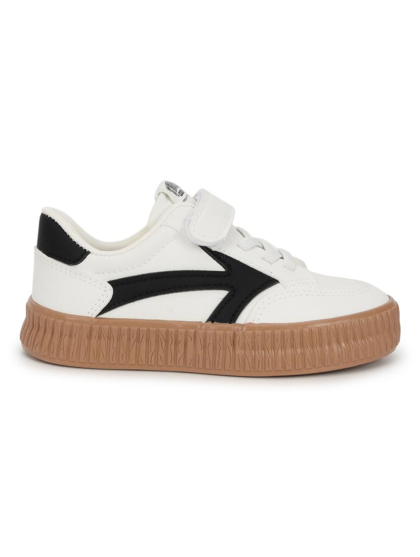 unisex white lace up sneaker - 21941751 - Standard Image - 2