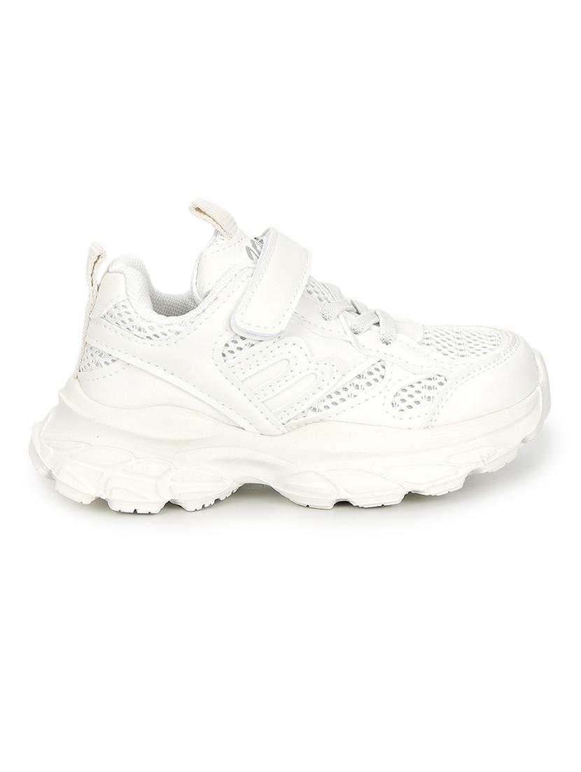 unisex white lace up sneaker - 21941753 - Standard Image - 2