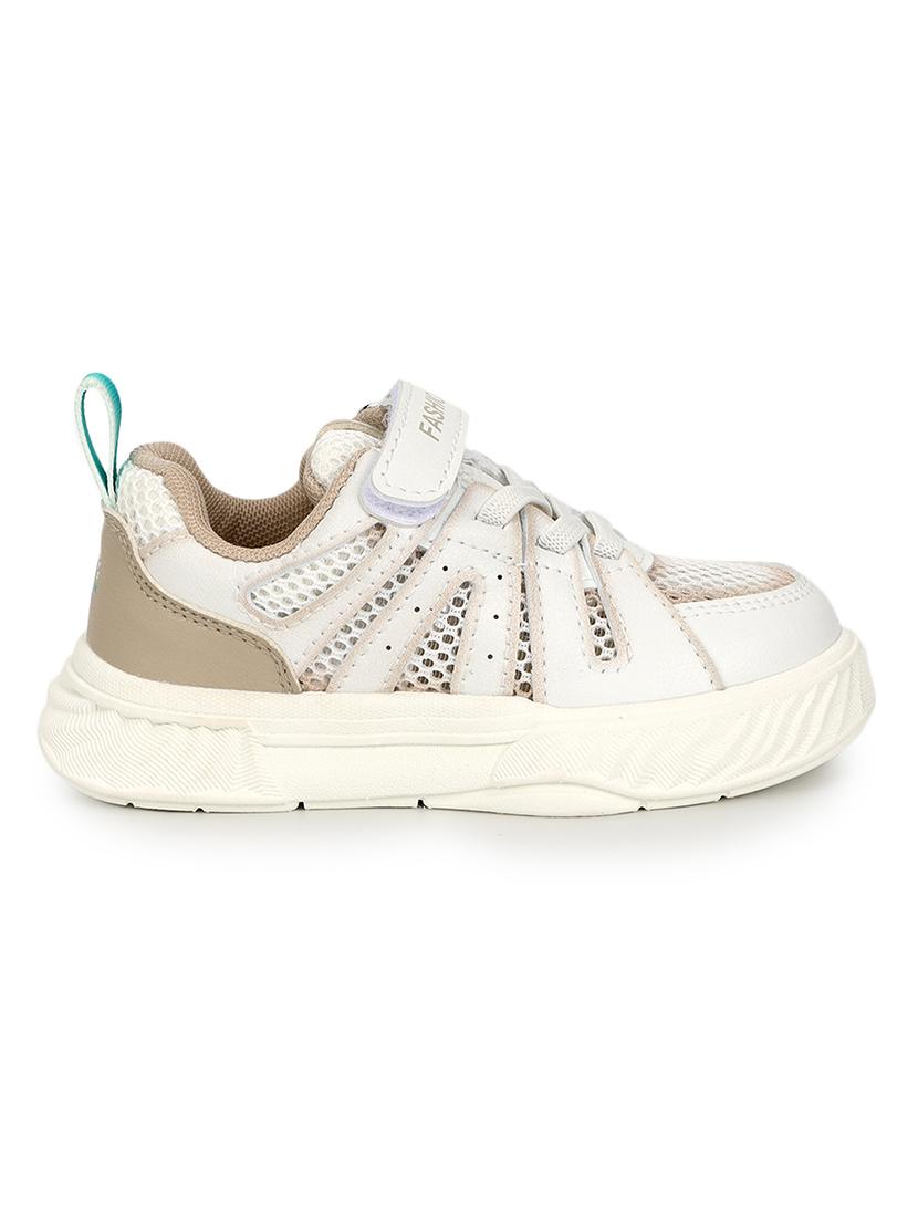 unisex beige lace up sneaker - 21941755 - Standard Image - 2