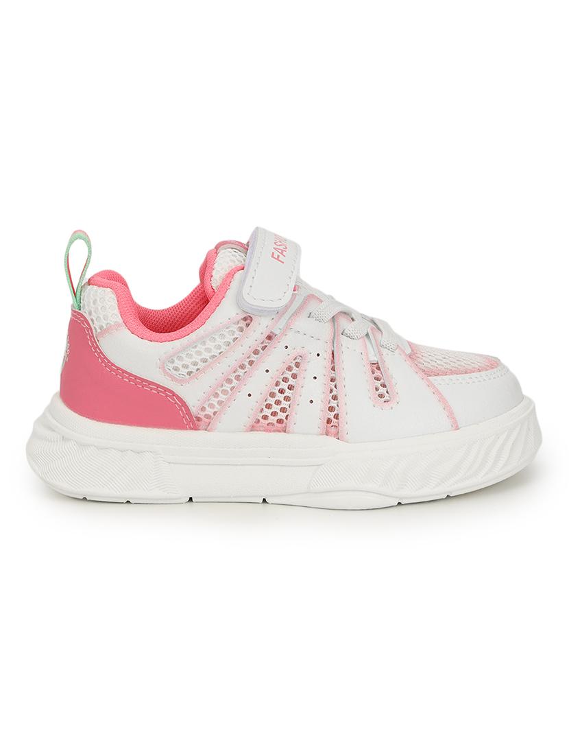 unisex pink lace up sneaker - 21941756 - Standard Image - 2