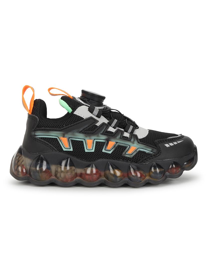 unisex black lace up sneaker - 21941757 - Standard Image - 2