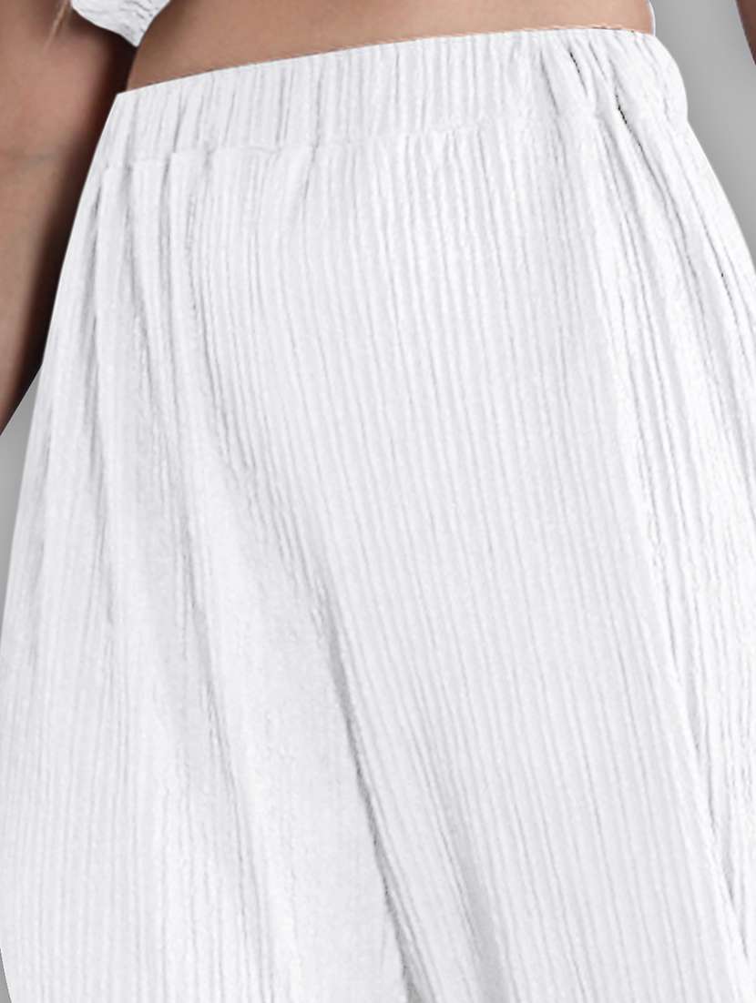 women solid top and trouser co-ord set - 21941797 -  Standard Image - 2