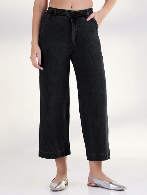 women solid mid rise straight jean - 21941832 - Standard Image - 0
