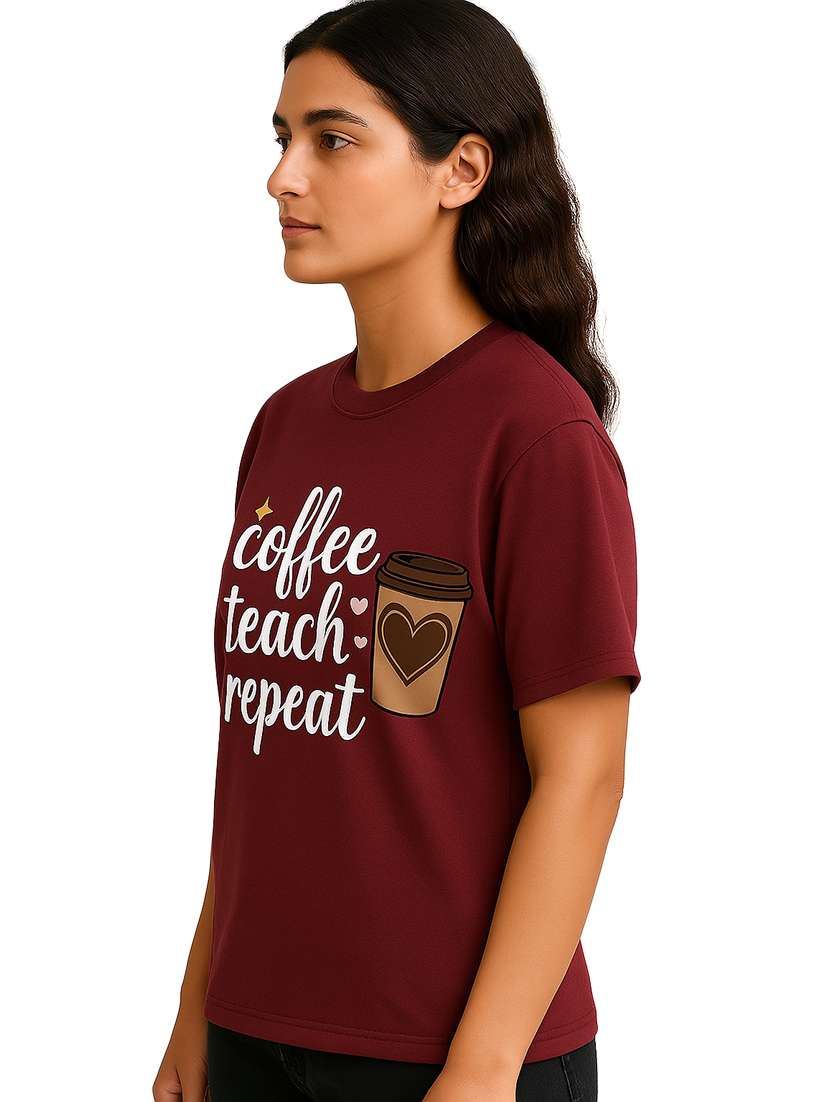 women pack of 2 printed short sleeve oversized t-shirt - 21942196 -  Standard Image - 2