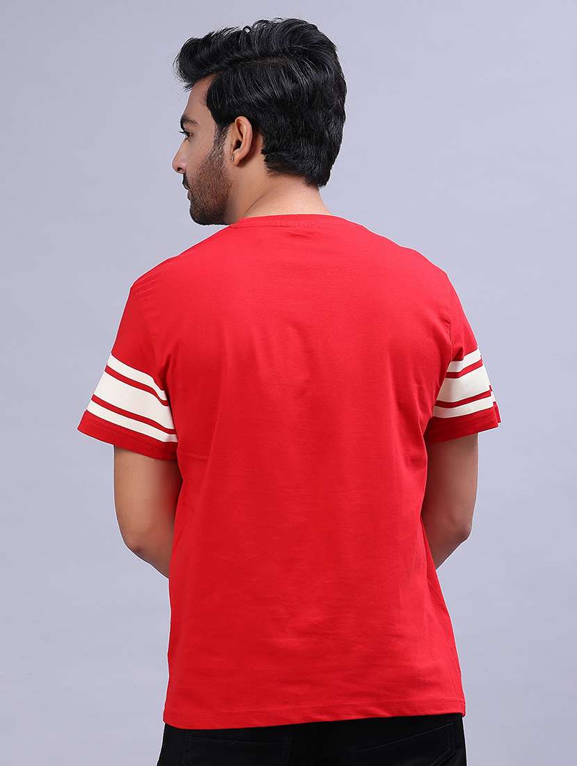 men printed short sleeve regular fit t-shirt - 21942291 - Standard Image - 2