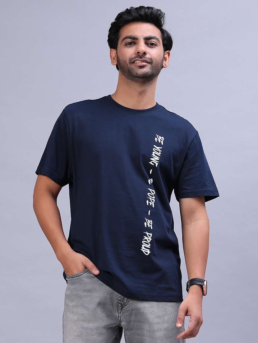 men printed short sleeve regular fit t-shirt - 21942293 -  Standard Image - 2