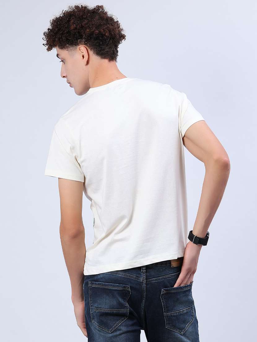 men printed short sleeve regular fit t-shirt - 21942298 -  Standard Image - 2