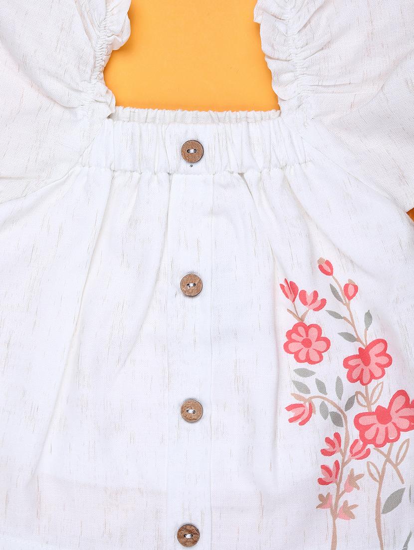 girls floral printed top & shorts set - 21942420 - Standard Image - 2