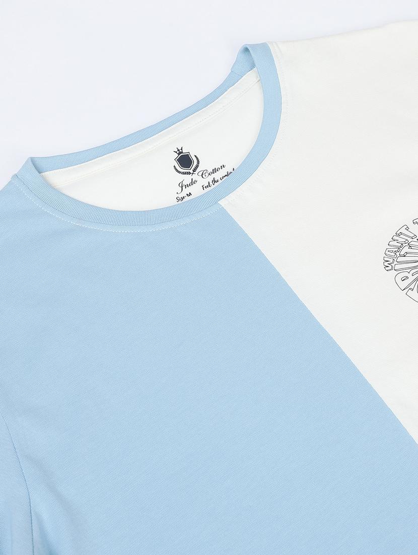 men color block short sleeve slim fit t-shirt - 21943029 - Standard Image - 2
