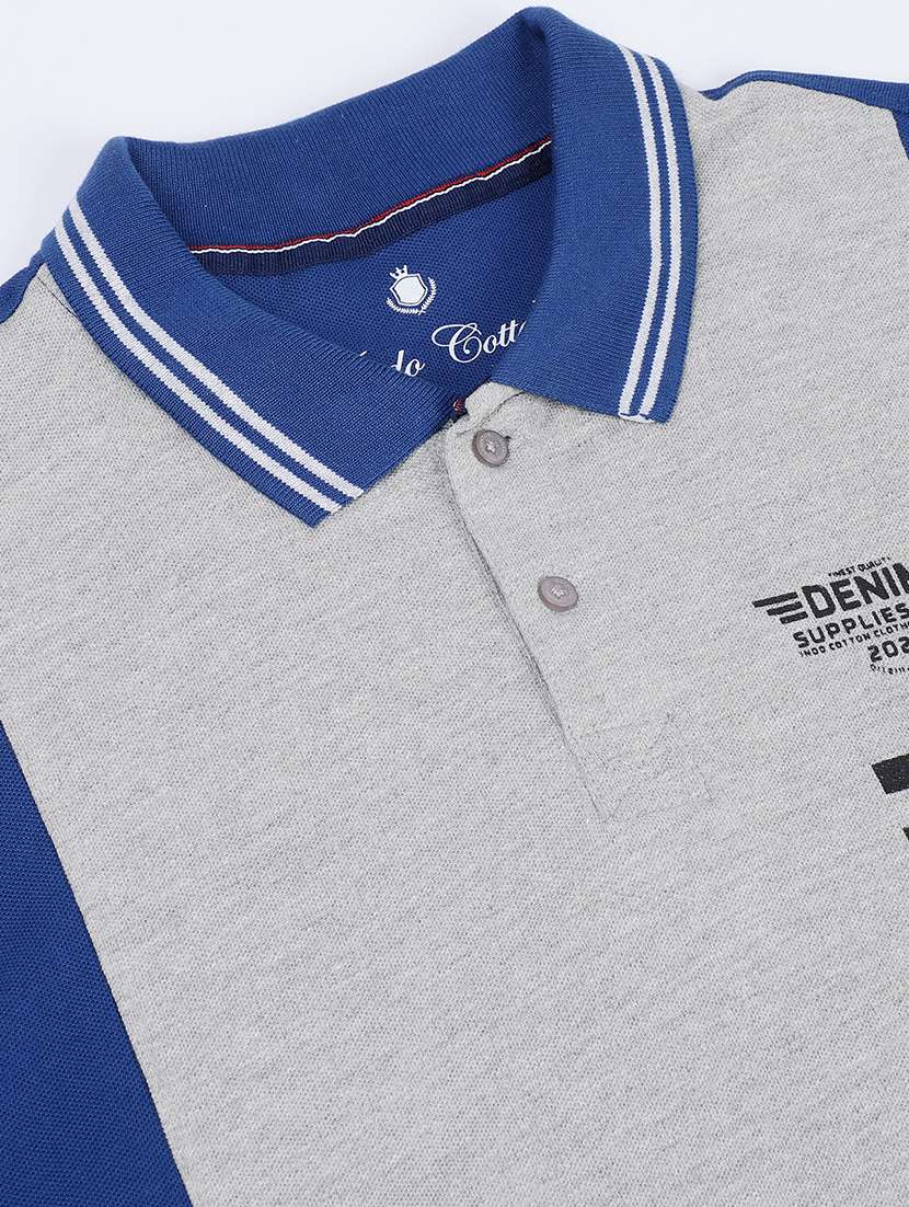 men color block short sleeve slim fit polo t-shirt - 21943064 -  Standard Image - 2