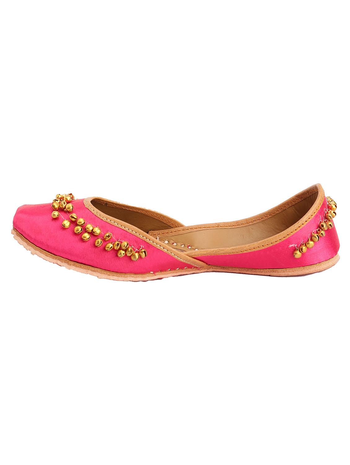 women embellished slip on juttis - 21943235 - Standard Image - 2
